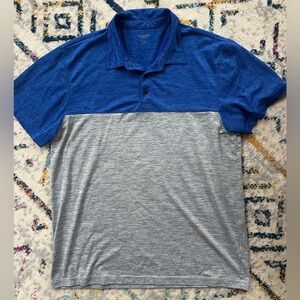 Old Navy Blue and Gray Polo Shirt - Mens